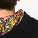 Sweatshirt mit kontrastierender Kapuze und Muster - Bild 6