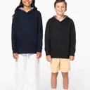 Sweatshirt mit kontrastierender Kapuze und Muster - Bild 21