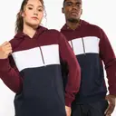 Dreifarbiger Kapuzenpullover - Bild 1