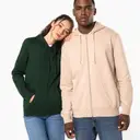 Recycelter Kapuzenpullover mit Reißverschluss - Bild 1
