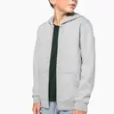 Recycelter Kapuzenpullover mit Reißverschluss - Bild 3
