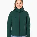 Softshell jack met afneembare capuchon - Afbeelding 1