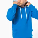 Sweatshirt mit kontrastierender Kapuze - Bild 8