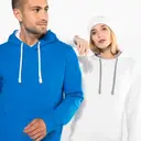 Sweatshirt mit kontrastierender Kapuze - Bild 10