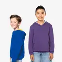 Sweatshirt mit kontrastierender Kapuze - Bild 1