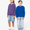 Sweatshirt mit kontrastierender Kapuze - Bild 9