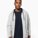 Sweatshirt mit kontrastierender Kapuze - Bild 9