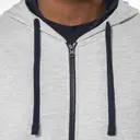Sweatshirt mit kontrastierender Kapuze - Bild 3