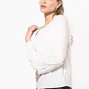 Crepe blouse with long sleeves - Image 7