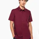 Cotton / elastane short sleeve shirt - Image 1