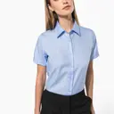 Korte mouwen strijkvrije blouse - Afbeelding 1