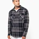 Checked Overshirt with Sherpa Lining - Image 1