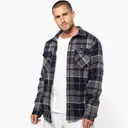 Checked Overshirt with Sherpa Lining - Image 8