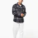 Checked Overshirt with Sherpa Lining - Image 10