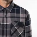Checked Overshirt with Sherpa Lining - Image 7