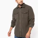Sherpa lined fleece overshirts - Image 8