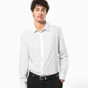 Popeline polycotton overhemd zonder zak onderhoudsvriendelijk - Afbeelding 1