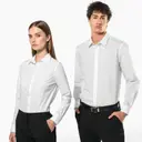Popeline polycotton overhemd zonder zak onderhoudsvriendelijk - Afbeelding 6