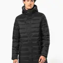 Lichte gewatteerde parka met capuchon - Afbeelding 1