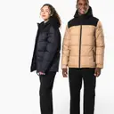 Bicolor gesteppte Parka mit Kapuze - Bild 22