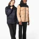 Bicolor gesteppte Parka mit Kapuze - Bild 21