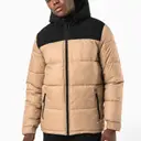 Bicolor gesteppte Parka mit Kapuze - Bild 2