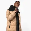 Bicolor gesteppte Parka mit Kapuze - Bild 4