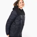 Bicolor gesteppte Parka mit Kapuze - Bild 11