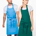 Polycotton apron without pocket - Image 1