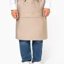 Polyester-katoenen lange schort - Afbeelding 2