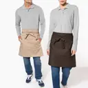 Mid-length cotton apron - Image 5