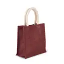 Sac style cabas en toile de jute - petit modèle - Image 3