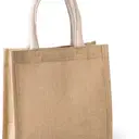 Sac style cabas en toile de jute - petit modèle - Image 1