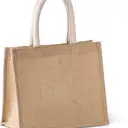 Sac style cabas en toile de jute - modèle moyen - Image 1