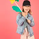 Cap with Contrasting Sandwich - 5 Panels - Image 4