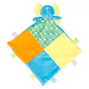Plat multicolor olifant knuffel - Afbeelding 1