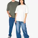 Oversized eco-vriendelijk T-shirt French Terry - Afbeelding 2
