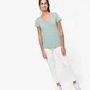 Ecoresponsibles T-Shirt mit V-Ausschnitt - Bild 2