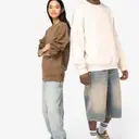 Oversized Eco-friendly Round Neck Sweatshirt - Image 2