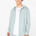 Ökologisches Hoodie Sweatshirt mit Reißverschluss French Terry - Bild 2