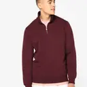 Ökologischer Sweatshirt mit Stehkragen und Reißverschluss - Bild 3