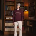 Ökologischer Sweatshirt mit Stehkragen und Reißverschluss - Bild 5
