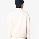 Nachhaltiger Sweatshirt mit Viertelreißverschluss und Polo-Kragen mit fallenden Schultern - Bild 6