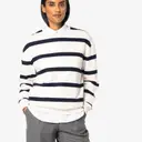 Ecoresponsabler Sweatshirt mit Rundhalsausschnitt und Streifen - Bild 5