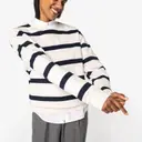 Ecoresponsabler Sweatshirt mit Rundhalsausschnitt und Streifen - Bild 6