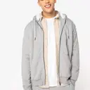 Ökologischer Sweatshirt mit Reißverschluss und Sherpa-Futter - Bild 4
