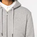 Ökologischer Sweatshirt mit Reißverschluss und Sherpa-Futter - Bild 8