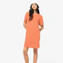 T-Shirt Kleid aus umweltfreundlichem Material mit fallenden Schultern - Bild 1