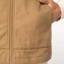 Bodywarmer aus umweltfreundlichem Twill mit Teddykragen - Bild 9