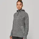 Sport Sweatshirt mit Kapuze 1/4 Zip - Bild 4